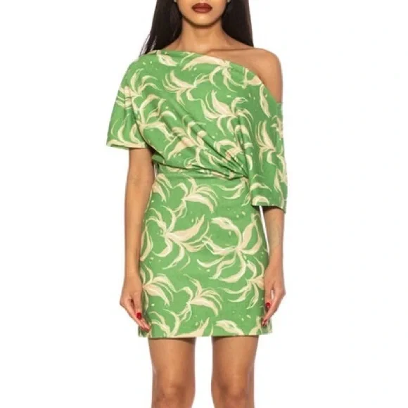 alexia admor one shoulder dress Alexia Admor Women's Suri Draped One Shoulder Mini Dress